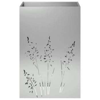 Garten-Pflanzgefäß Silber 50 x 50 x 75 cm Verzinkter Stahl
