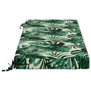 2-teilige Bankkissen SOEST 2 stk. 100 % Polyester Blattmuster