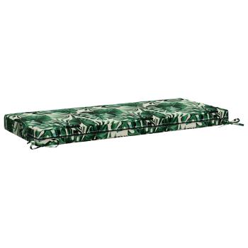 2-teilige Bankkissen SOEST 2 stk. 100 % Polyester Blattmuster