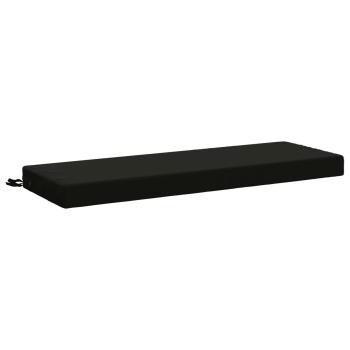 2-teilige Bankkissen SOEST 2 stk. 100 % Polyester Schwarz