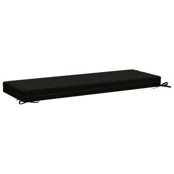 2-teilige Bankkissen SOEST 2 stk. 100 % Polyester Schwarz