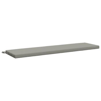 2-teilige Bankkissen SOEST 100 % Polyester Grau 160 x 40 x 5 cm