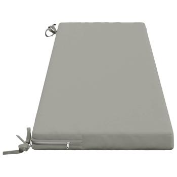 2-teilige Bankkissen SOEST 100 % Polyester Grau 160 x 40 x 5 cm