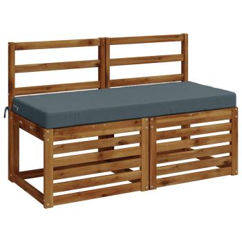2-teilige Bankkissen SOEST 2 stk. 100 % Polyester Blau