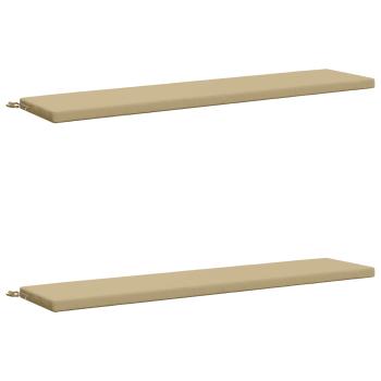 2-teilige Bankkissen SOEST 100 % Polyester Beige