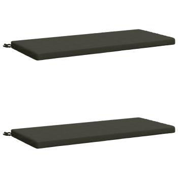 2-teilige Bankkissen SOEST 2 stk. 100 % Polyester Anthrazit