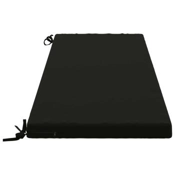 2-teilige Bankkissen SOEST 2 stk. 100 % Polyester Schwarz
