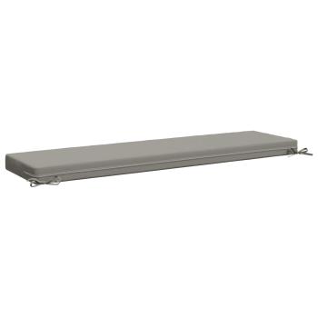 2-teilige Bankkissen SOEST 2 stk. 100 % Polyester Grau