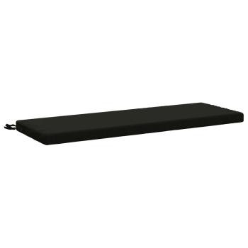 2-teilige Bankkissen SOEST 2 stk. 100 % Polyester Schwarz