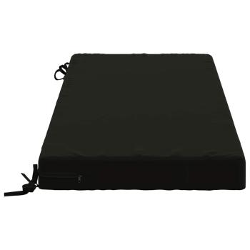 2-teilige Bankkissen SOEST 2 stk. 100 % Polyester Schwarz
