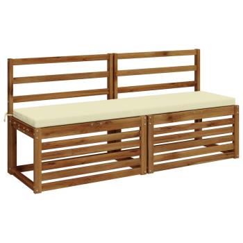 2-teilige Bankkissen SOEST 2 stk. 100 % Polyester Creme
