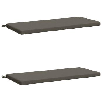 2-teilige Bankkissen SOEST 2 stk. 100 % Polyester Grau