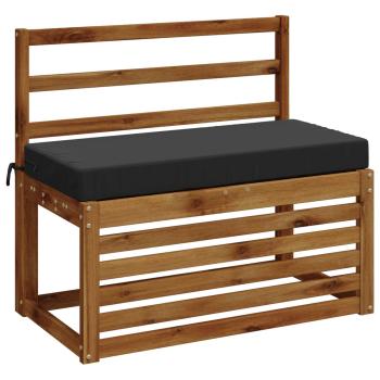 2-teilige Bankkissen SOEST 2 stk. 100 % Polyester Anthrazit