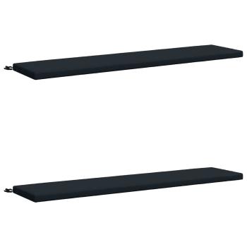 2-teilige Bankkissen SOEST 2 stk. 100 % Polyester Dunkelblau