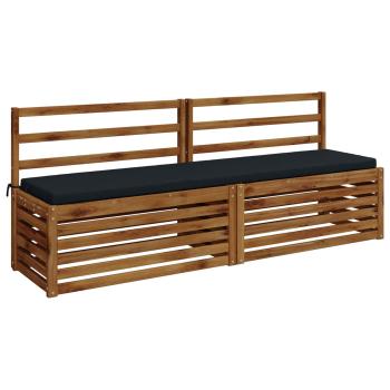 2-teilige Bankkissen SOEST 2 stk. 100 % Polyester Dunkelblau