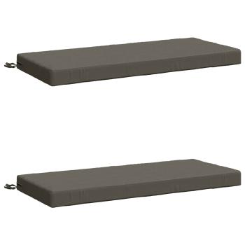 2-teilige Bankkissen SOEST 2 stk. 100 % Polyester Grau