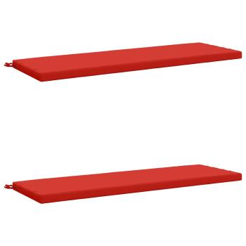 2-teilige Bankkissen SOEST 2 stk. 100 % Polyester Rot