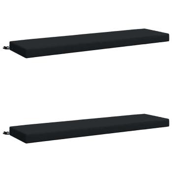 2-teilige Bankkissen SOEST 2 stk. 100 % Polyester Dunkelblau