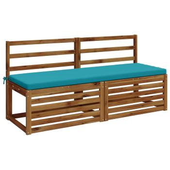 2-teilige Bankkissen SOEST 2 stk. 100 % Polyester Türkis