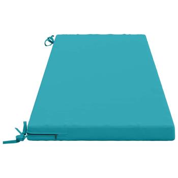 2-teilige Bankkissen SOEST 2 stk. 100 % Polyester Türkis
