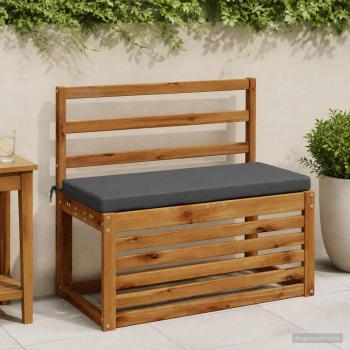 ARDEBO.de - Bankkissen SOEST 2 stk. 100 % Polyester Anthrazit