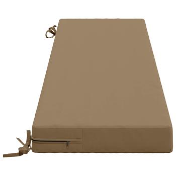 2-teilige Bankkissen SOEST 2 stk. 100 % Polyester Taupe