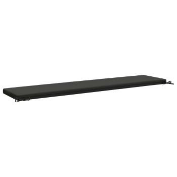 2-teilige Bankkissen SOEST 2 stk. 100 % Polyester Anthrazit