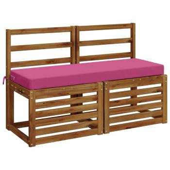 2-teilige Bankkissen SOEST 2 stk. 100 % Polyester Rosa