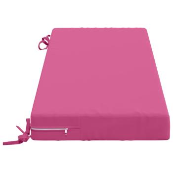 2-teilige Bankkissen SOEST 2 stk. 100 % Polyester Rosa