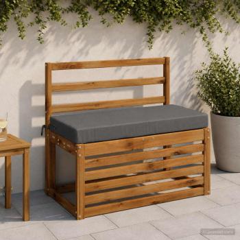 ARDEBO.de - 2-teilige Bankkissen SOEST 2 stk. 100 % Polyester Grau