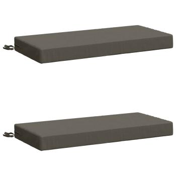 2-teilige Bankkissen SOEST 2 stk. 100 % Polyester Grau