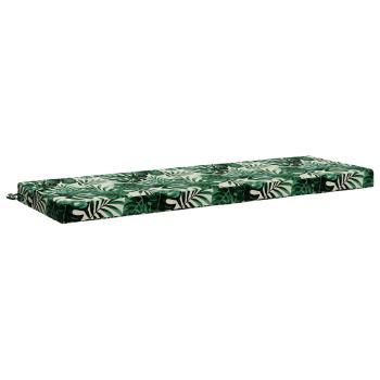 2-teilige Bankkissen SOEST 2 stk. 100 % Polyester Blattmuster