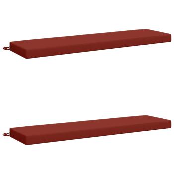 2-teilige Bankkissen SOEST 2 stk. 100 % Polyester Rot