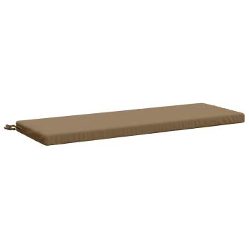 2-teilige Bankkissen SOEST 2 stk. 100 % Polyester Taupe