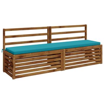 2-teilige Bankkissen SOEST 2 stk. 100 % Polyester Türkis