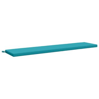 2-teilige Bankkissen SOEST 2 stk. 100 % Polyester Türkis
