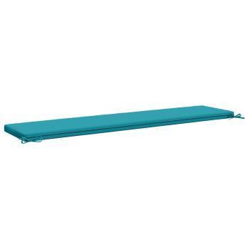 2-teilige Bankkissen SOEST 2 stk. 100 % Polyester Türkis