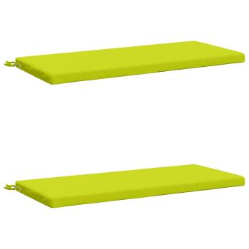 ARDEBO.de - 2-teilige Bankkissen SOEST 2 stk. 100 % Polyester Hellgrün