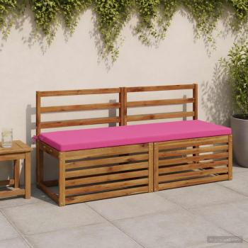 ARDEBO.de - 2-teilige Bankkissen SOEST 2 stk. 100 % Polyester Rosa