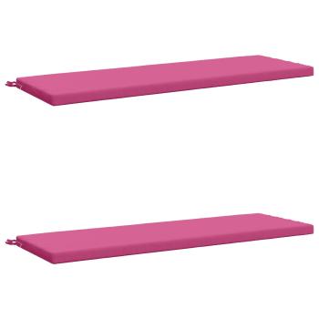 2-teilige Bankkissen SOEST 2 stk. 100 % Polyester Rosa