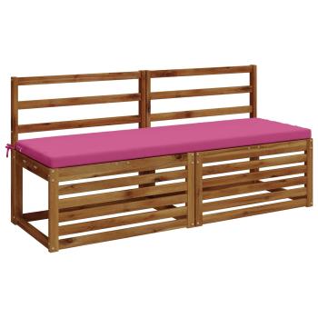 2-teilige Bankkissen SOEST 2 stk. 100 % Polyester Rosa