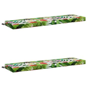 2-teilige Bankkissen SOEST 2 stk. 100 % Polyester Mehrfarbig