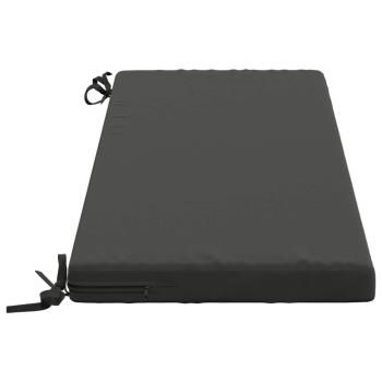 2-teilige Bankkissen SOEST 2 stk. 100 % Polyester Anthrazit