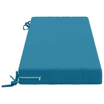 2-teilige Bankkissen SOEST 2 stk. 100 % Polyester Himmelblau
