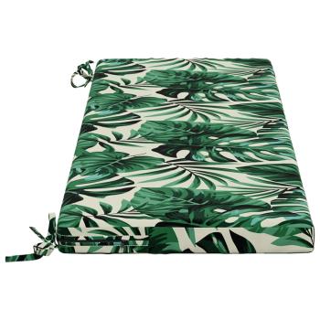 2-teilige Bankkissen SOEST 2 stk. 100 % Polyester Blattmuster