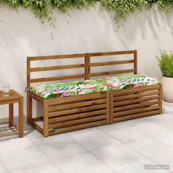 ARDEBO.de - Bankkissen SOEST 2 stk. 100 % Polyester Mehrfarbig