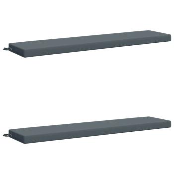 2-teilige Bankkissen SOEST 2 stk. 100 % Polyester Blau