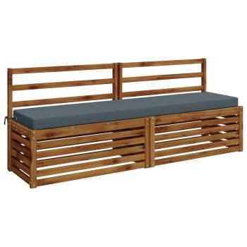 2-teilige Bankkissen SOEST 2 stk. 100 % Polyester Blau