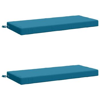 2-teilige Bankkissen SOEST 2 stk. 100 % Polyester Himmelblau