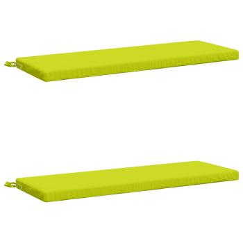 2-teilige Bankkissen SOEST 2 stk. 100 % Polyester Hellgrün